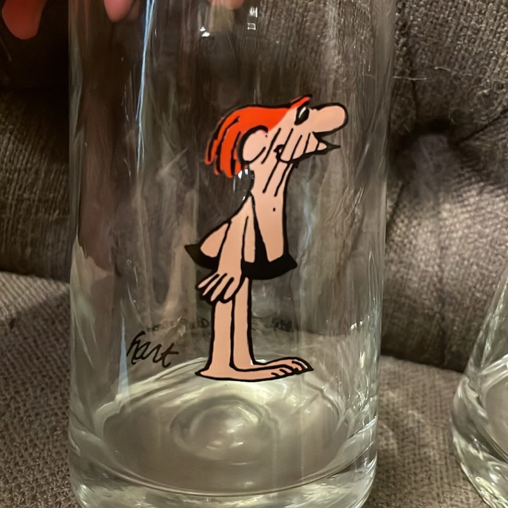 1981 Arby’s BC Hart caveman glass